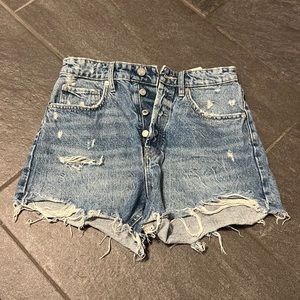 Zara denim shorts